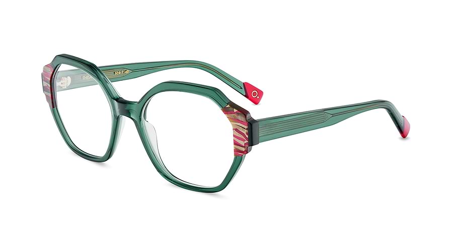 Etnia Barcelona Brille für Damen in grün transparent Theia GRFU